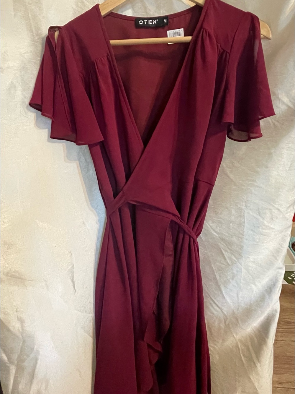 OTEN Medium Maroon dress